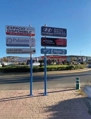 Postes publicitarios terreros